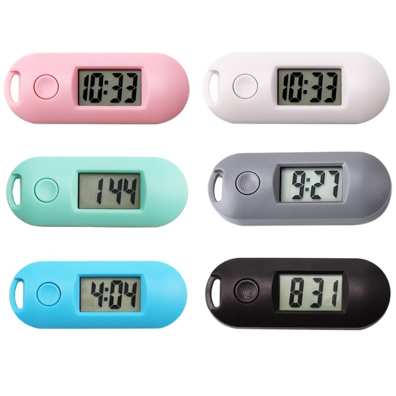 Mini Portable Silent Digital Electronic Clock for student Exam Study Library Y4QC