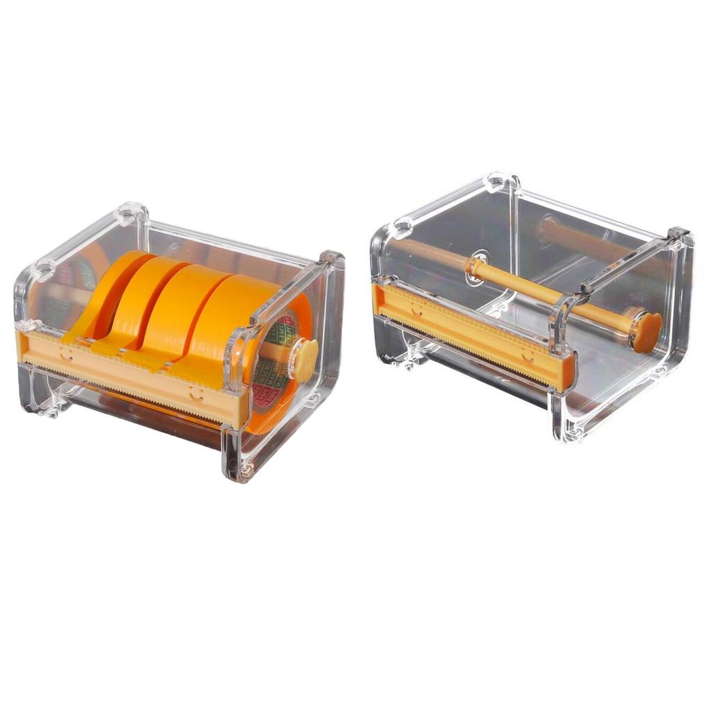 Portable DIY Craft Painting Tape Cutter with Paint Marking Line Roll Tapes 6mm/12mm/18mm/24mm