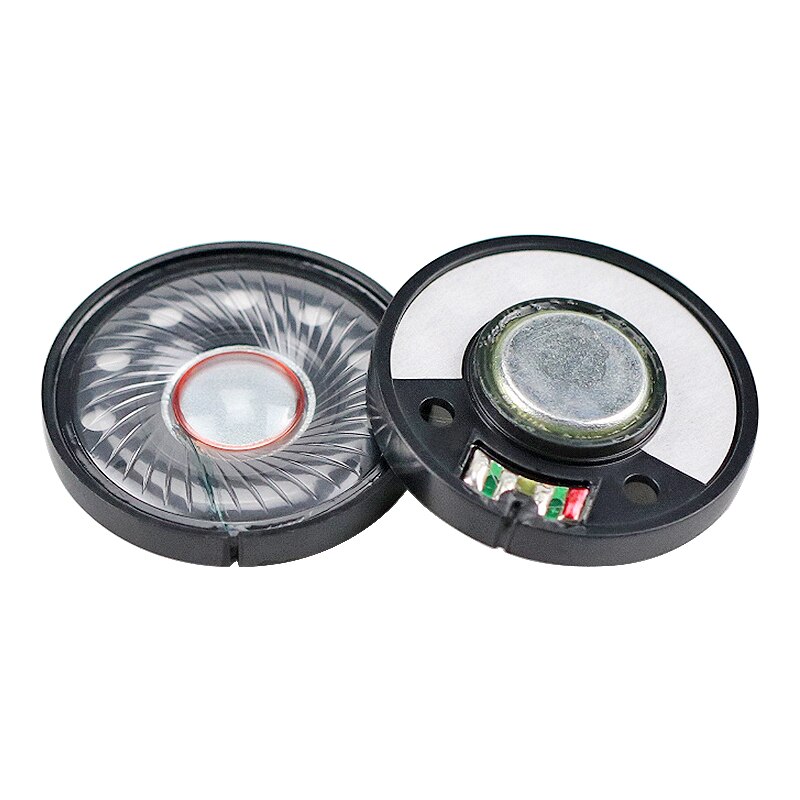 GHXAMP HiFi 50mm Kopfhörer Lautsprecher Einheit 32Ohm Subwoofer Bluetooth Lautsprecher Niedrigen Frequenz Helm Headset Fahrer 118dB 2 stücke