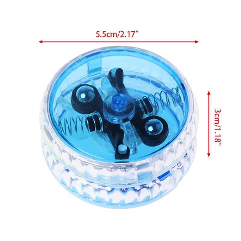 4 stk yoyo lys koblingsmekanisme legetøj yoyo trick speed bold børnelegetøj yoyo bold legetøj farverigt plastik let at bære sjovt legetøj