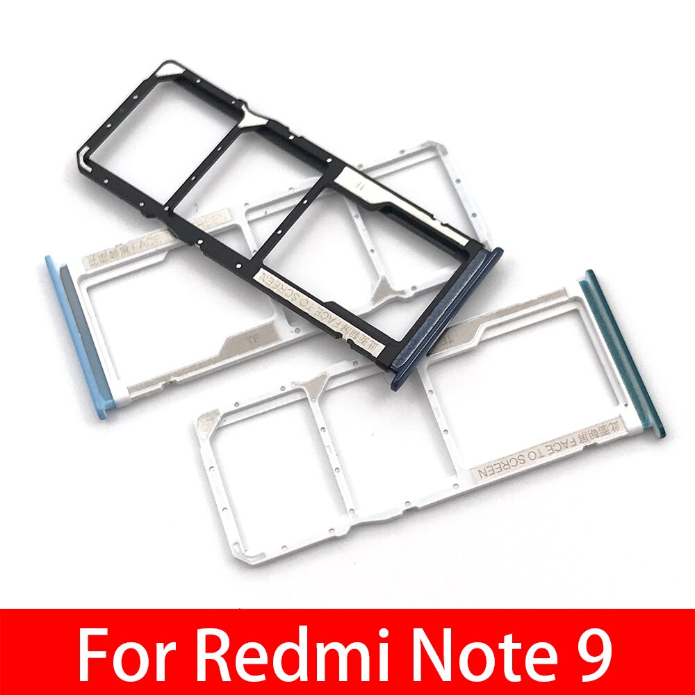 2 Stuks Sim Card Tray Slot Houder Adapter Accessoires Voor Xiaomi Redmi Note 9 Sim Lade Houder Voor Xiaomi Redmi note 9 Pro Note 10