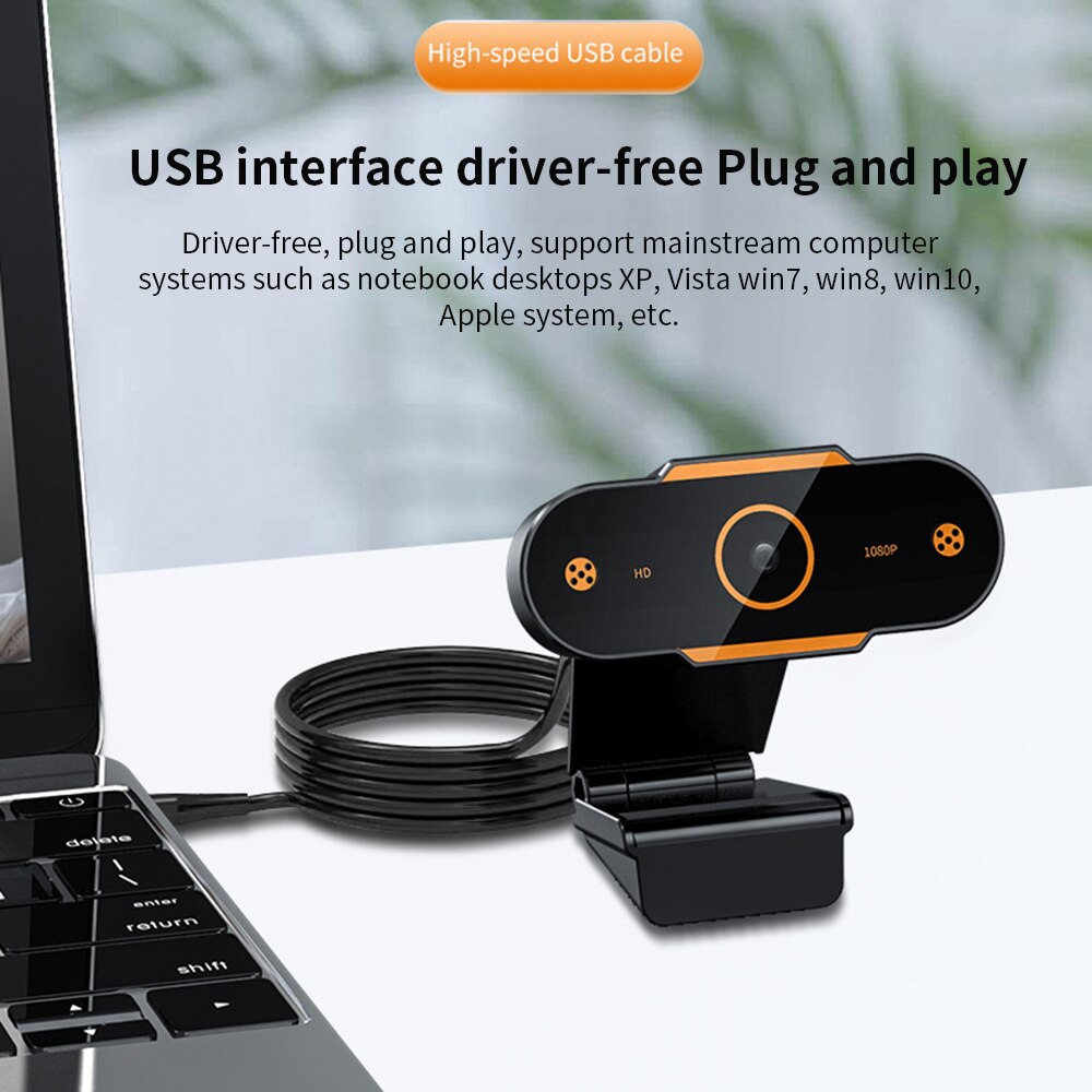 USB 2.0 HD Webcam 1080p USB Camera Video Recording Web Camera With Microphone For PC HD Computer Cameras