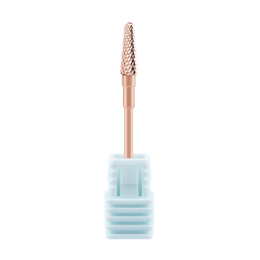 Rose Gold Carbide Nail Boor Frees Voor Manicure Machine Nail Bits Voor Elektrische Manicure Boor Frees Nail: RG-L0513ST-M