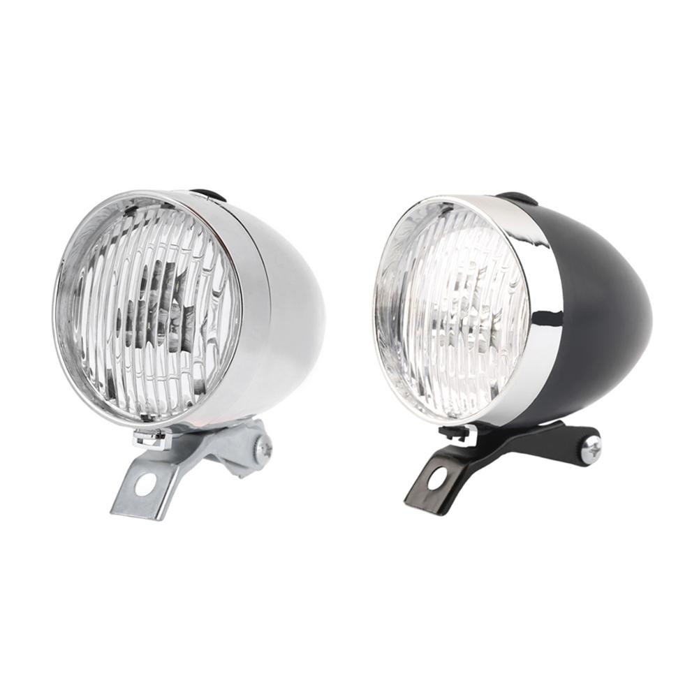 Retro cykel forlygter abs 3 led batteridrevne cykellygter natkørsel sikkerhedsadvarselslys rideudstyr