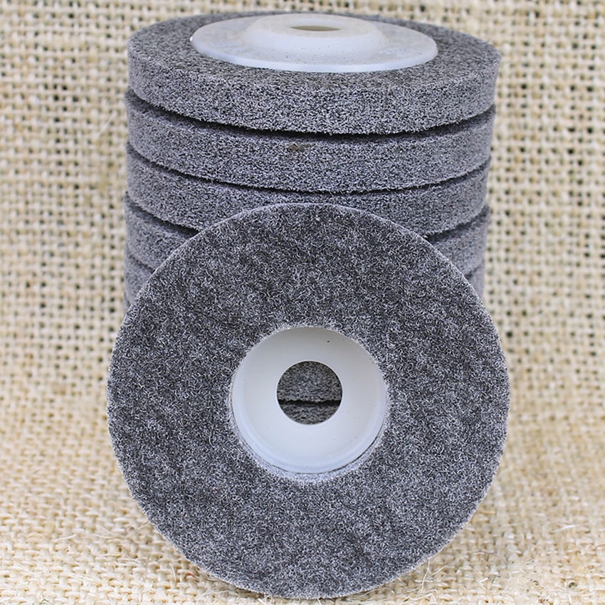 4-inch Polishing Wheel 100*16 Buffing Pad Stainless Steel Polishing Pad for Polishing Machine Nylon Brushed Wheel Fiber Wheel
