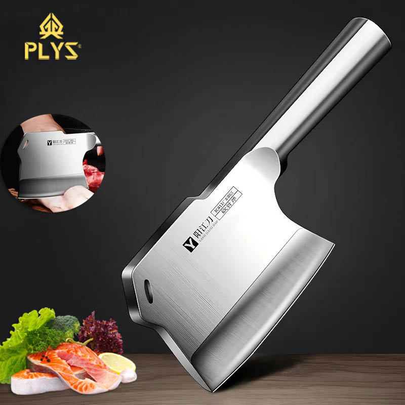 Special knife for cutting bones, bone cleaver, forged bone cutting knife, thickened and weighted