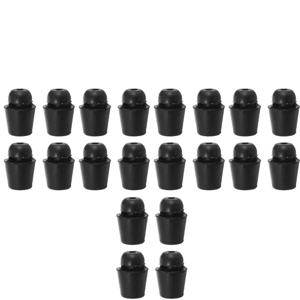 Autodeur Schokabsorberende Pakking Zwarte Rubberen Pads Autodeur Dempers Stickers Autodeur Accessoires: Ivoor