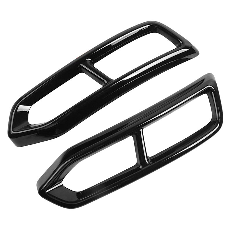 Rvs Auto Staart Keel Pijp Decoratie Frame Trim Styling Voor-A6L Auto Exterieur Accessoires