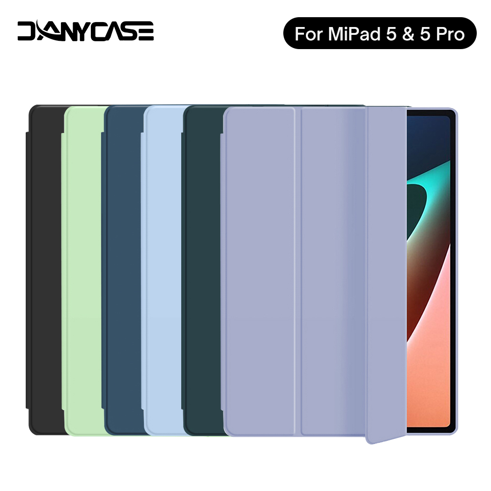 Tablet Case Voor Xiaomi Pad 5 Case Ondersteuning Magnetische Opladen Auto Wake Up Voor Mipad 5 Pro Case Pu Leer tablet Beschermende Funda