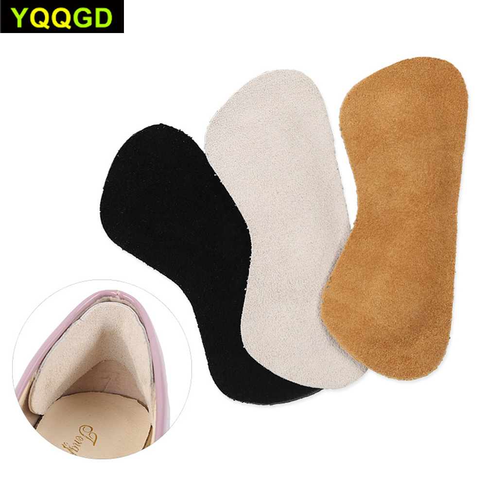 1Pair Foot Care Leather Heel Grips Liner Cushions Inserts for Loose Shoes,Shoe Pads for Shoes too Big, Improved Comfort