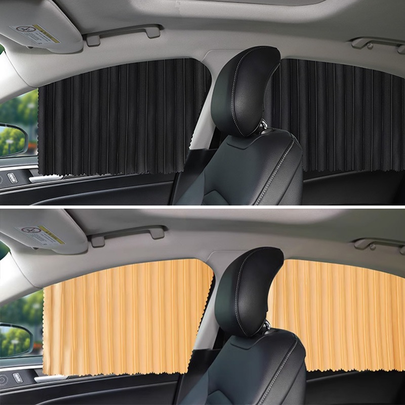 Magneten Auto Zonnescherm Gordijn Universele Zijruit Shades Gordijnen Voor Auto Voor Achter Glasfolie Warmte-isolatie Zonwering
