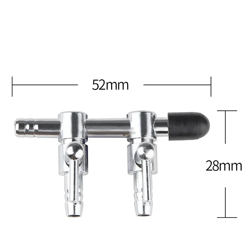 1-8 Way Stainless Steel Air Splitter Valve Aquarium Air Pump Flow Splitter Distributor Pump Valve Tap Lever Control Switch Valve: green