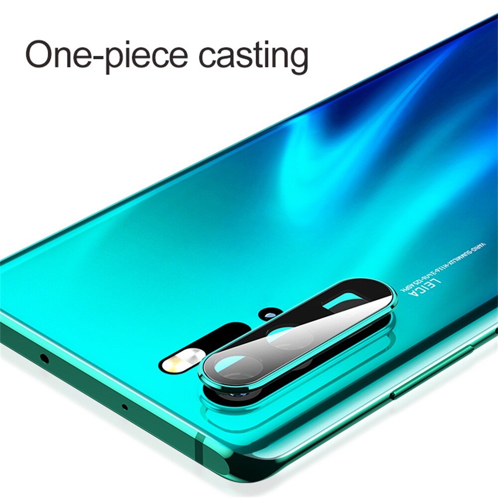 Luxury Camera Lens Protector 9H Tempered Glass Film Metal Protective Ring Cover HD Screen Guard Case for Huawei P30 pro Lite