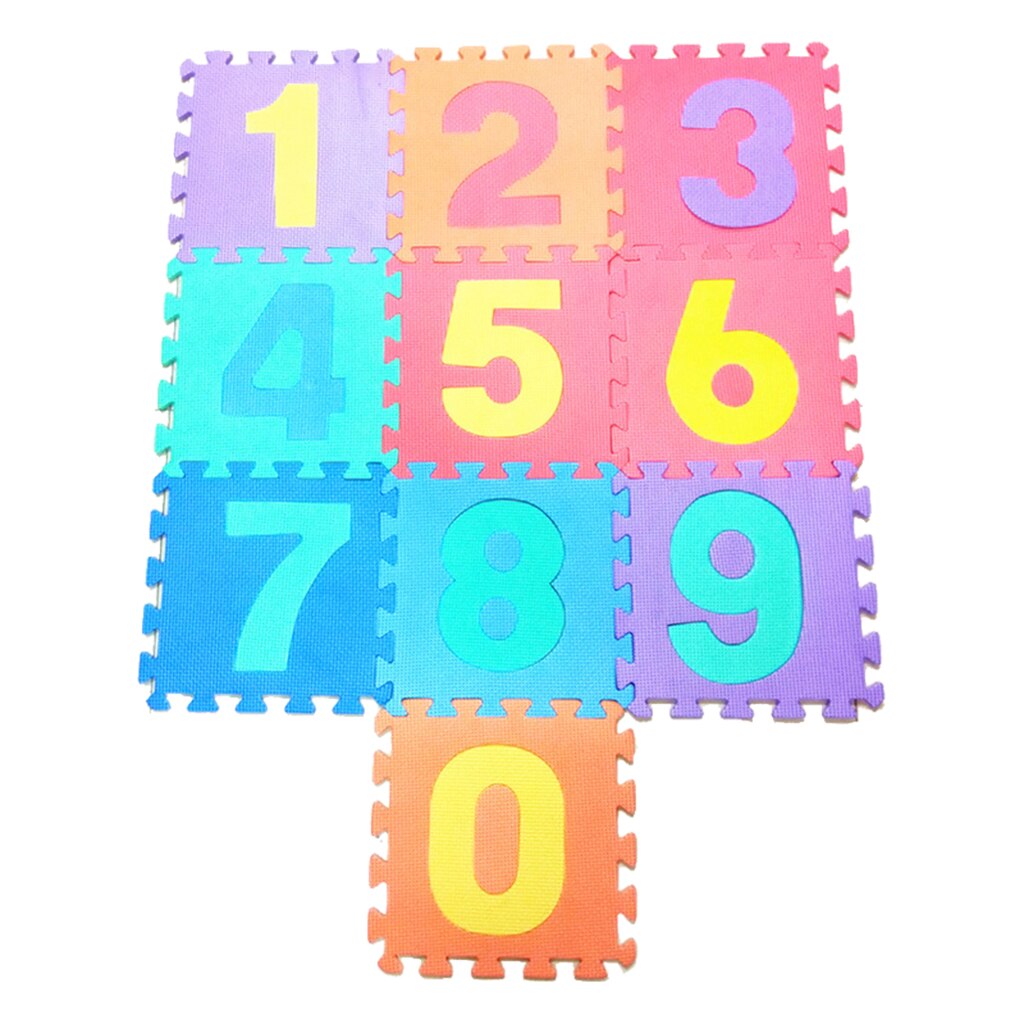 72 Pieces Baby Foam Mat Alphabet and Number Flooring Mat Interlocking Tiles