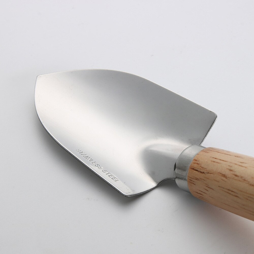 Mini Tuin Hand Tool Plant Tuinieren Schop Spade Hark Met Houten Handvat Metal Head Voor Tuinman Bloem Ingemaakte plant