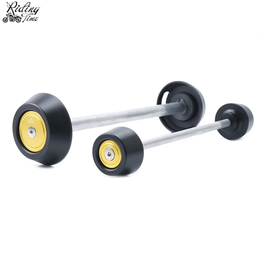 Motorcycle Front Rear Axle Fork Wheel Sliders Protector For Ducati Multistrada 1200 1200S 1260 Diavel X-Diavel: Gold