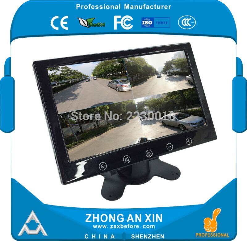 10 inch LCD screen Vehicle display screen Monitor display