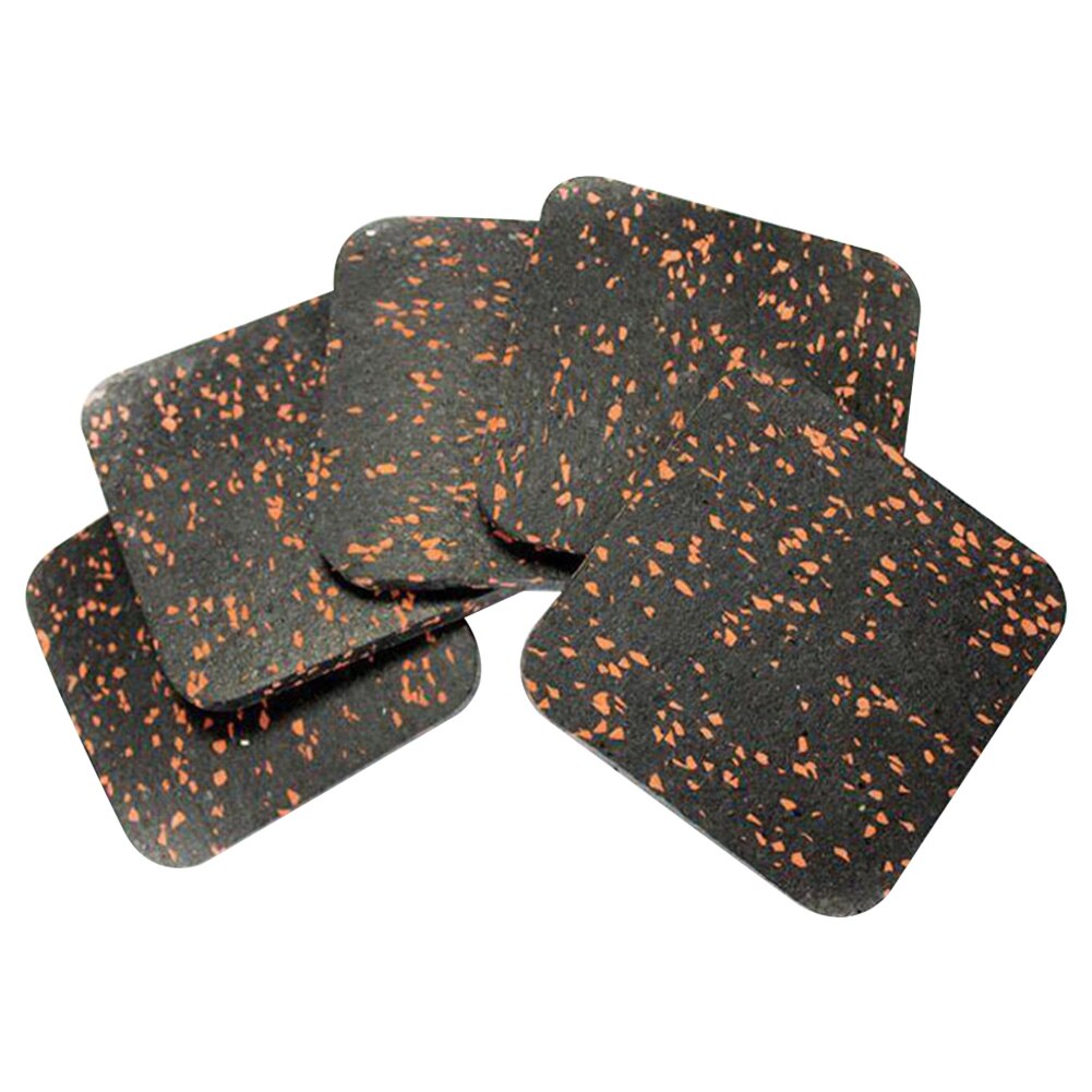 6pcs Thickened Waterproof Floor Pad Home Antistatic Gym Workout Rubber Furniture Sound Insulation Treadmill Mat Shock Absorbing
