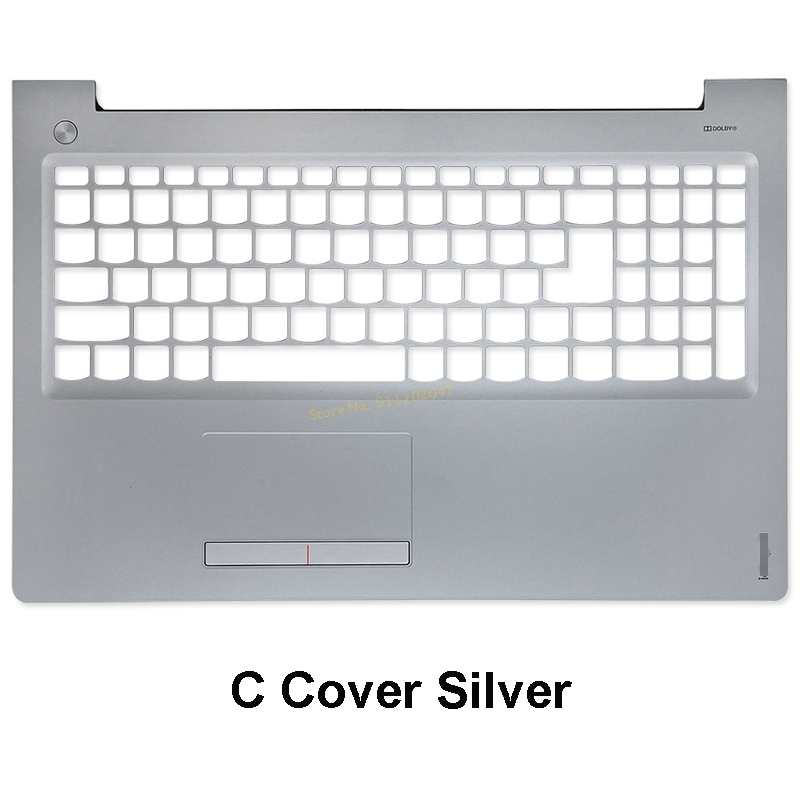 Nowość w lenovo ideapad 310-15 310-15ISK 310-15ABR 510-15 510-15ISK 510-15IKB podpórka na laptopa wielkie etui/dolna obudowa srebrny czarny