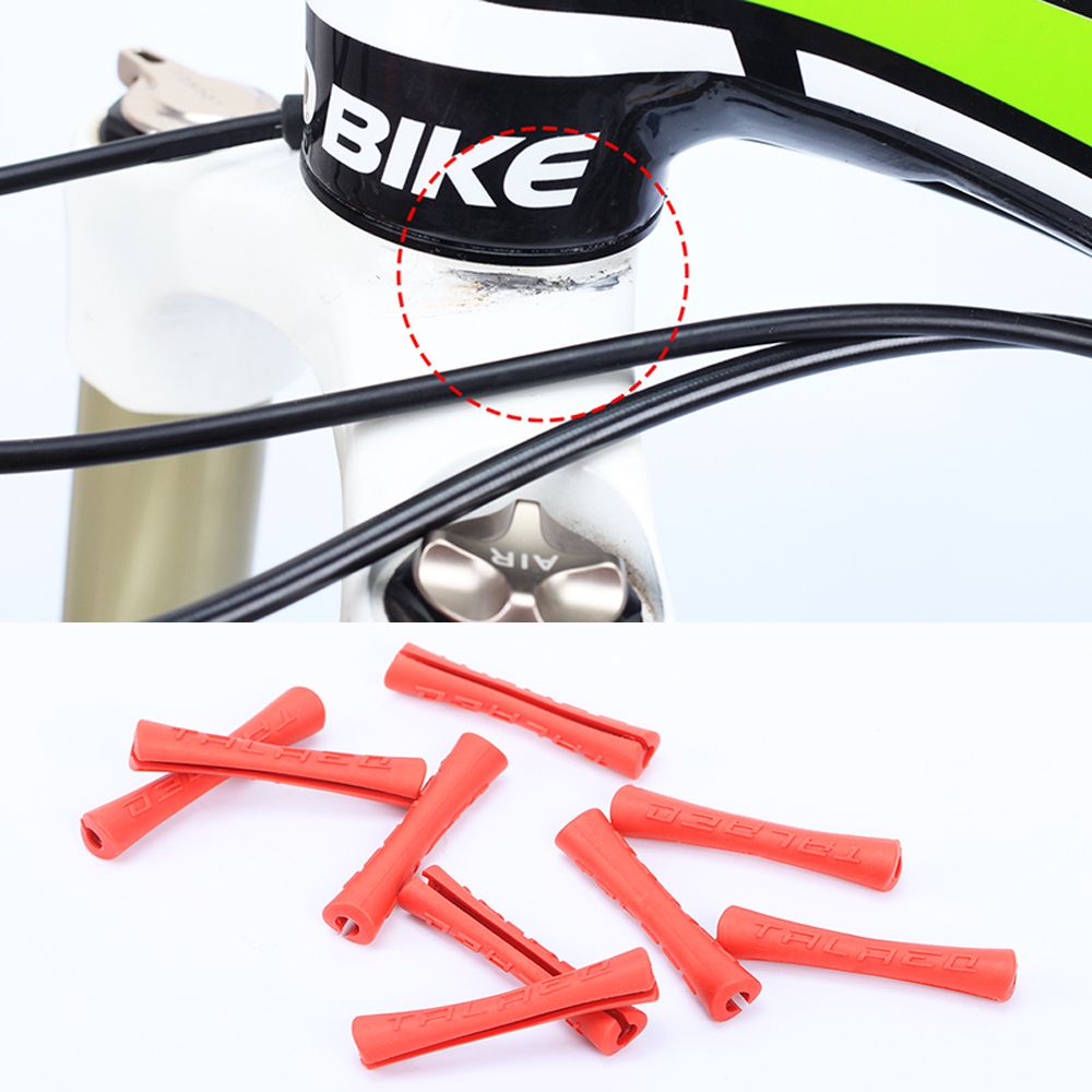 Mountainbike Frame Bescherming Ultralight Rubber Shift Remleiding Pijp Mouw Fiets Kabel Protector