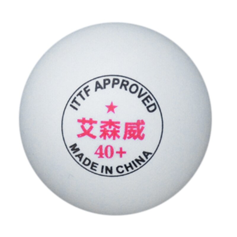 Asenver Abs Tafeltennis Materiaal Een-Star High Game Training Bal: White