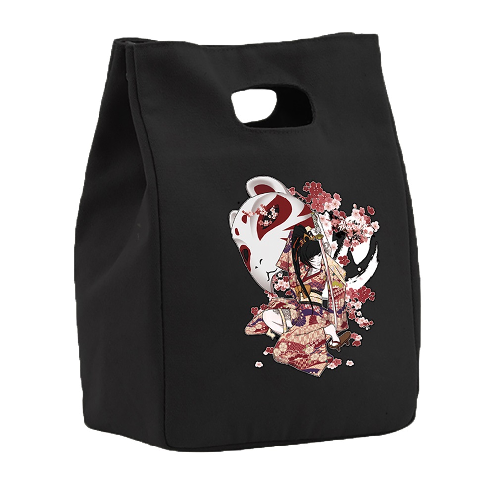 Isolierung Mittagessen Lebensmittel Isolierung Kühler Taschen Magnetische Geschmack Leinwand Tasche Zinn Folie Lebensmittel Taschen Tragbare Multifunktions Drucken Eco Tasche: 5Maske018