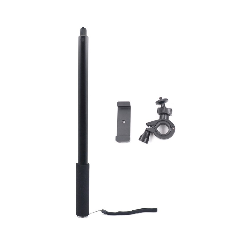 Aluminum pole Super Long Selfie Stick with phone holder For smartphon/Insta360 One X accessories EVO 360 Camera 360: 2m rod with holder