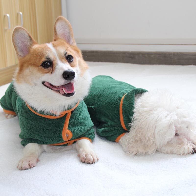 Toalla para mascotas, albornoz para perros, toalla de secado superabsorbente para mascotas, toallas de baño de microfibra para perros, Toalla de baño de secado rápido para gatos, suave abrigo para mascota