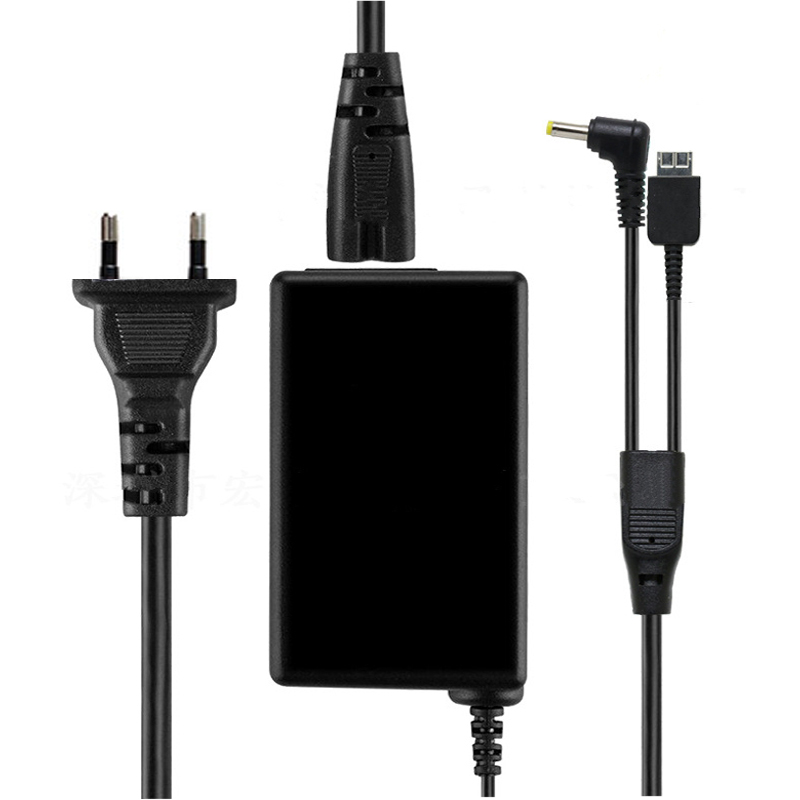 Ruitroliker 2 in1 AC/DC Power Adapter for PSP PS Vita 1.5A Output