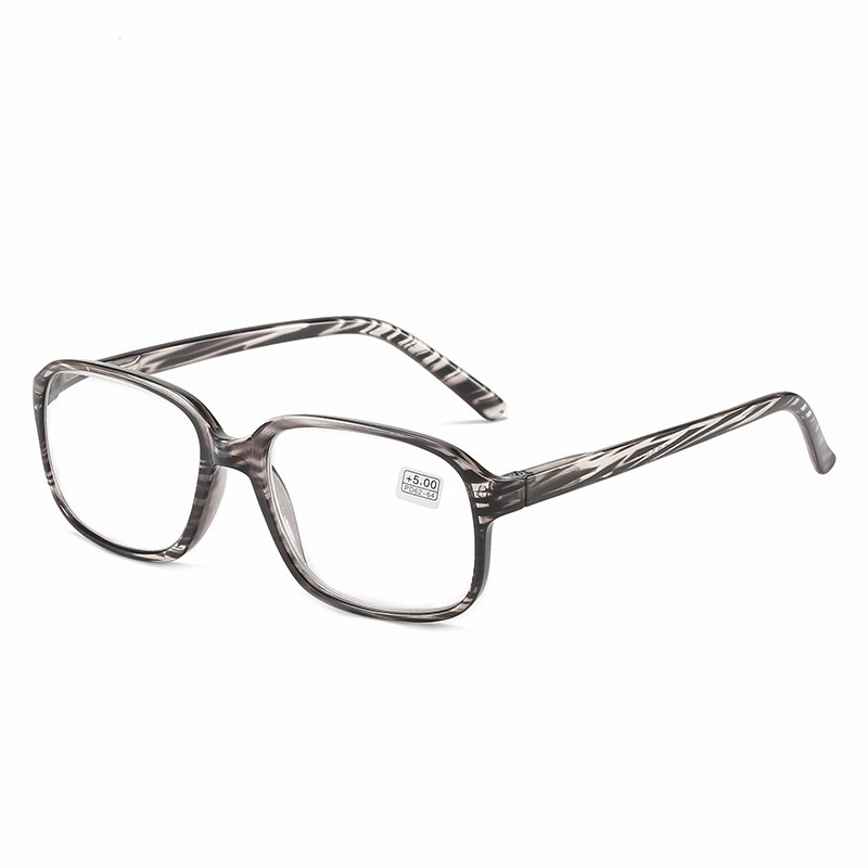 Gafas para presbicia con dioptrías altas para hombres y mujeres, gafas para presbicia con de rayas a la , dioptrías + 450 + 500 + 550 + 600: + 600