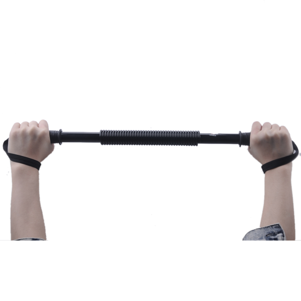 20KG Arm Rod Spring Steel Exerciser Power Wrist Hand Gripper Strengths Arm Rod Fitness Equipment Chest Expansion