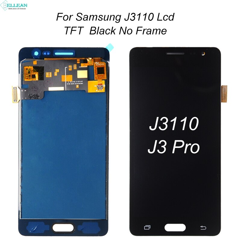 1pz 5.0 pollici OLED Catteny J3110 Schermo per Samsung galassia J3 pro Schermo Lcd con tocco schermo Digitizer assemblaggio trasporto libero: TFT Adjustable nero