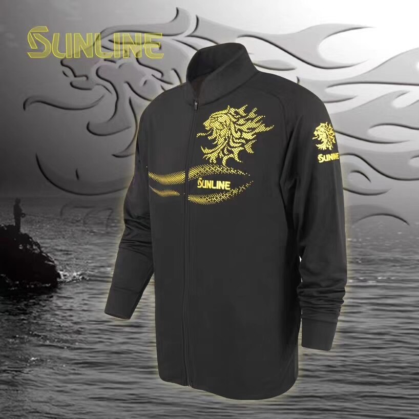 Sunline fiskekläder andningsbar fiskeskjorta jacka fiske friluftskläder herr autin uv topp fiskekläder: Xl / 32