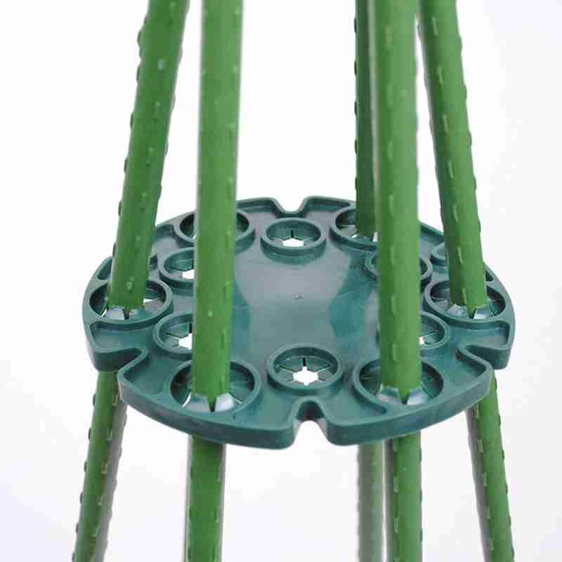 Garden Climbing Plant Support Peas Beans Fixed Frame Cane For Support Holder Wig-Wam Bamboo Climbing Stakes Plants V5C1