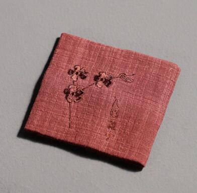 Simle Zen-Toalla de té de estilo chino, tapete pequeño de lino y algodón, paño de té absorbente grueso especial: 3