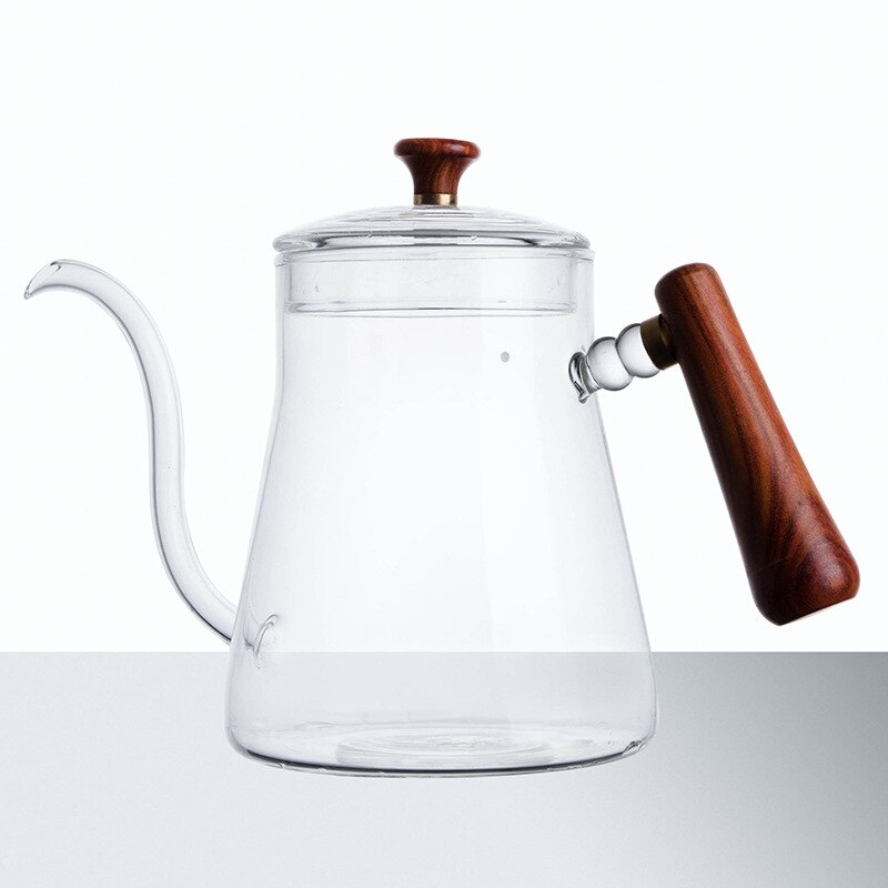 Coffee Three-piece Set with Coffee Paper Coffee Thread Coffee Sharing Pot, Reusable Glass Pot Coffee Pot Set V60 Coffee Set: Hand pot01