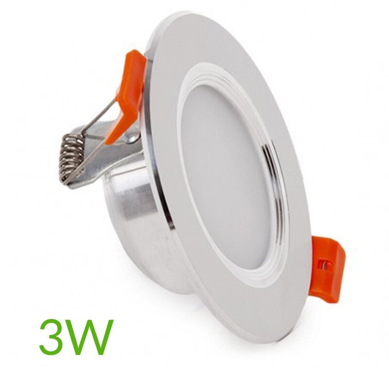 Downlight led empotrable techo 3w Ø98mm