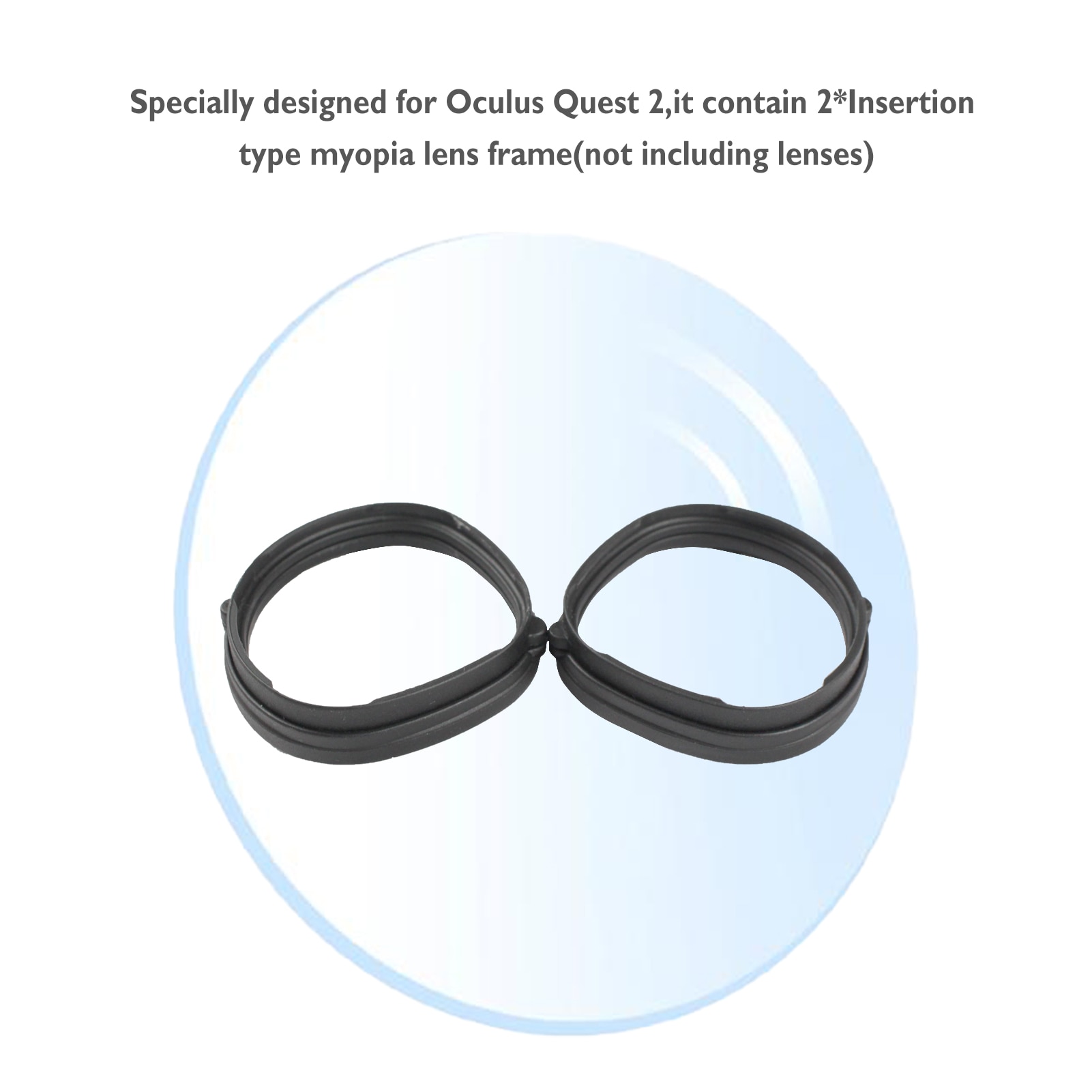 For Oculus Quest 2 VR Magnetic Eyeglass Anti-Blue Lens Frame VR Protection Frame Unique Humanized Case for Oculus Quest 2