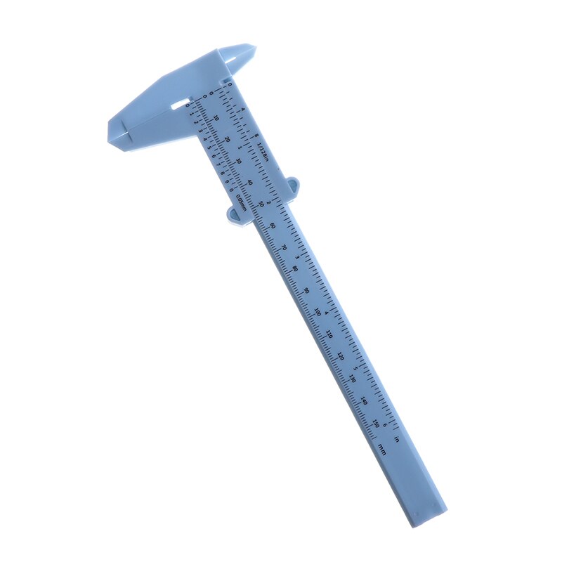 Double Scale Plastic Vernier Caliper Ruler Measuring Student Calipers Size Measuring Tool: BL