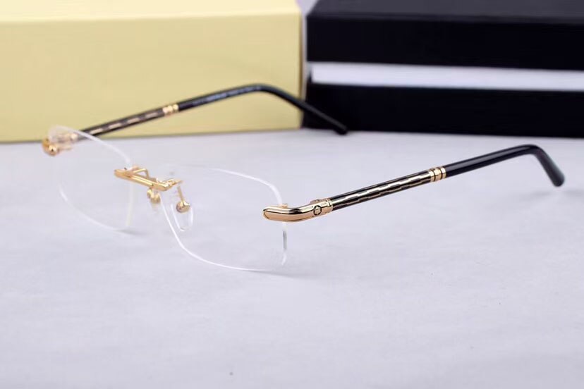 MONT – lunettes de lecture optique sans cadre pour homme, verres de , Style, MB432: Gold