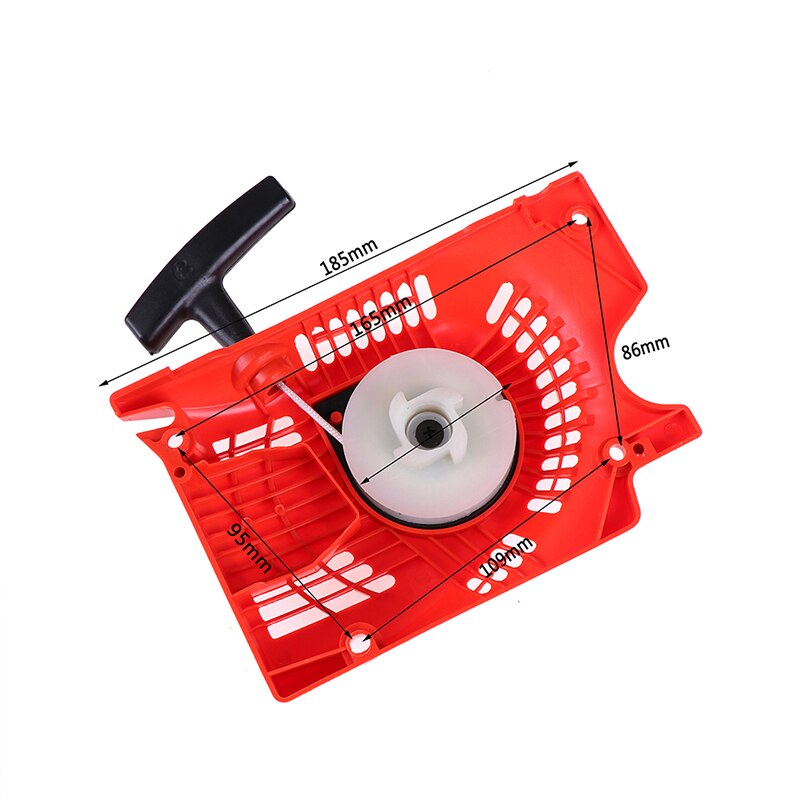 1pcs Red recoil pull starter for chinese chainsaw 4500 5200 5800 45 52cc 58cc