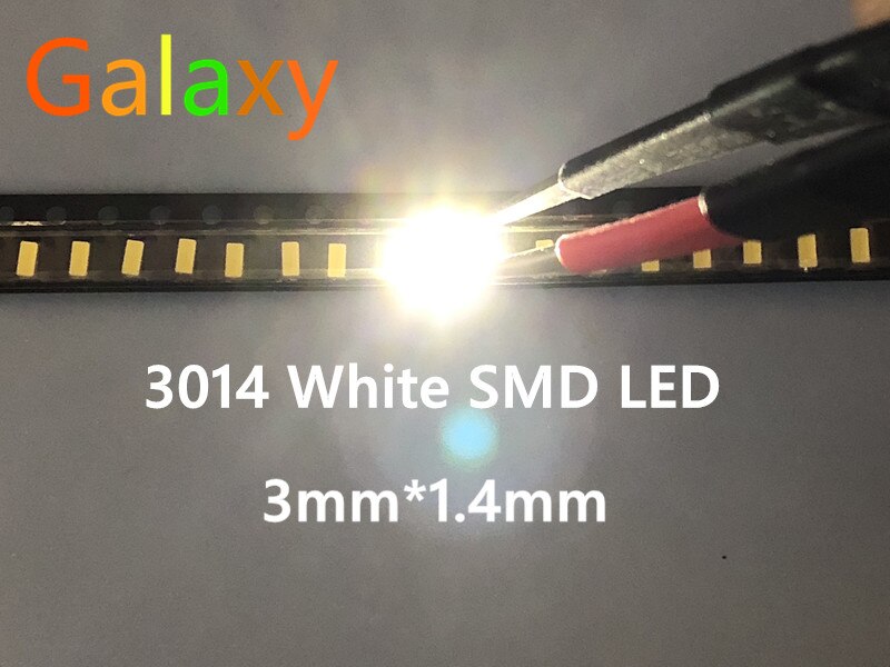 4000 PCS/SMD 3014 LED 0.1W 10-12LM 6000-6500K Wit 3014 SMD LED kralen 3014 Diodes CW