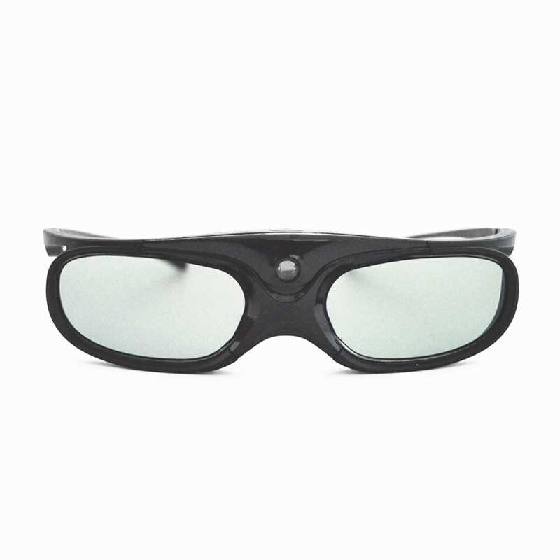 Obturateur actif lunettes 3D rechargeables Support 96 HZ/120 HZ/144 HZ pour XGIMI Z4X Z5 H1 JmGo G1 G3 X1 BenQ Acer & DLP LINK projecteur: Black