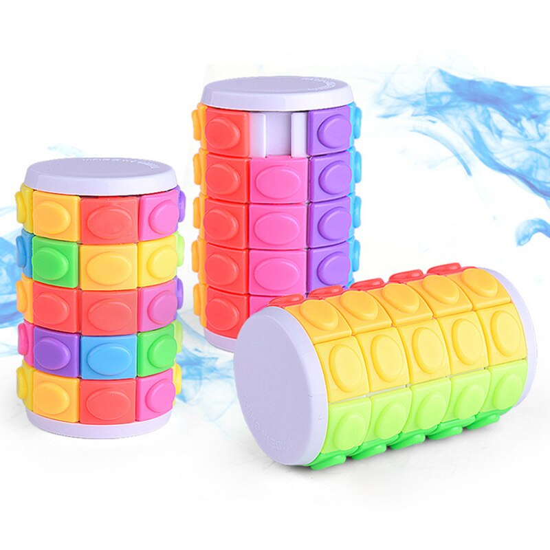 Colorful Magic Tower Puzzle Rotate Slide Puzzle Toy for Kid Adult AN88