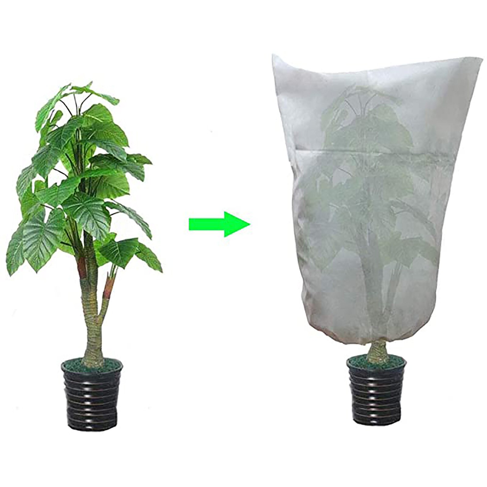 Warm Cover Tree Shrub Plant Protecting Bag Frost Protect Floating Crop Cover/Frost Blanket/Frost Cloth/Garden Fabric Plant Cover: Default Title