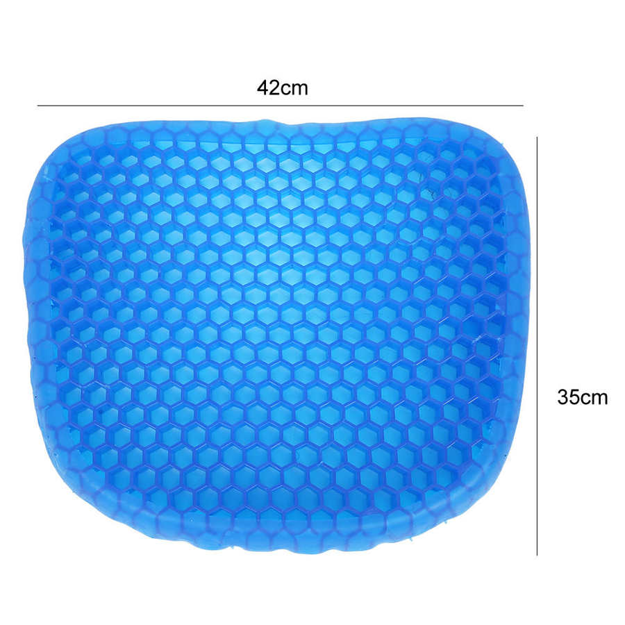 Gel Sit Cushion Breathable Summer Flexible Gel Cushion for Home Car Office Chair