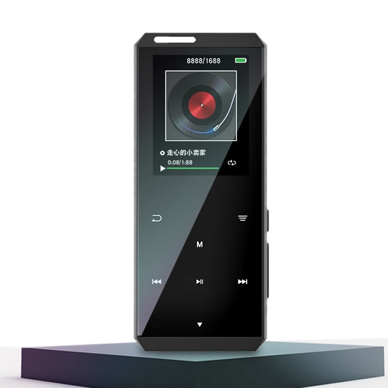 -Music Player Zinc Alloy Nondestructive Student Learning Bluetooth Sports MP3 / MP4 Mini Player Press Sn Control