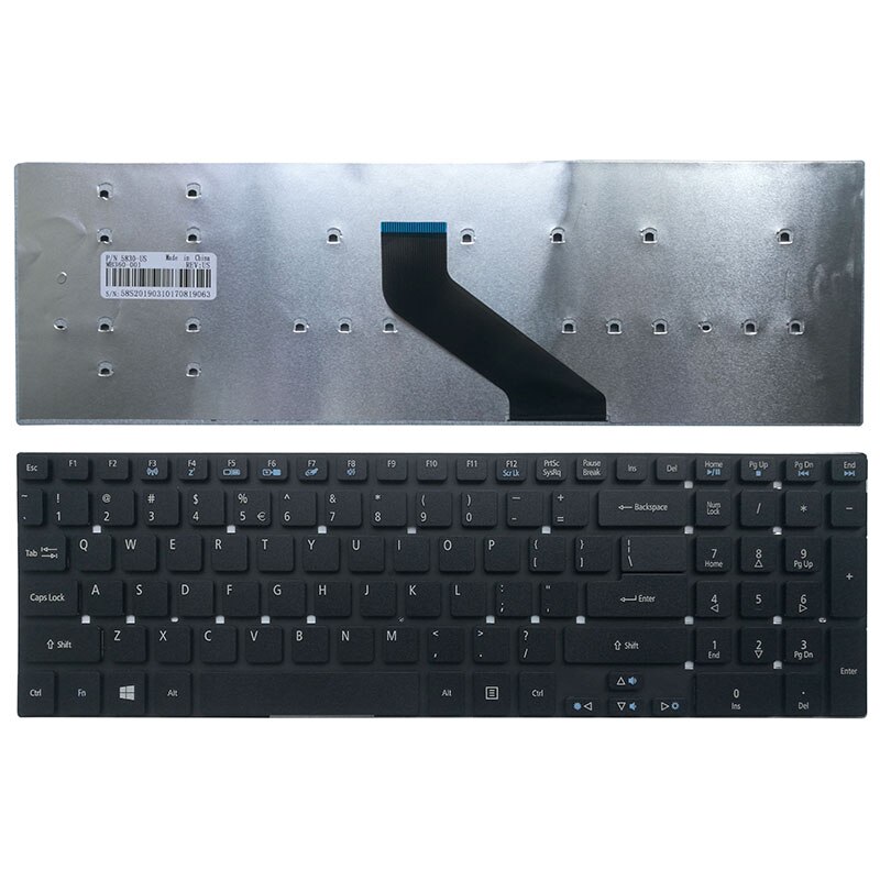 Us Keyboard Voor Acer Aspire E5-551G E5-571 E5-571G E5-571PG E5-571g-59vx Us Laptop Toetsenbord Zwart
