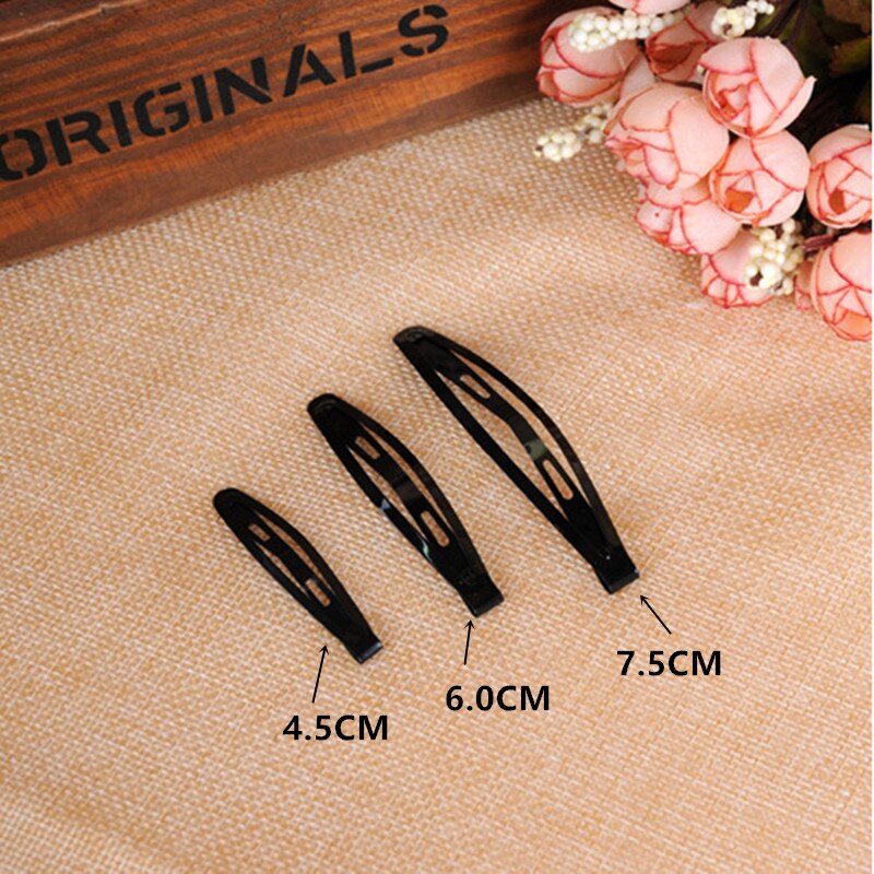 12Pcs/Set Black Metal Hair Barrettes Hairpins BB Headbands Hair Clips For Girls Bride Womens Hairgrips Hair Styling Accessories