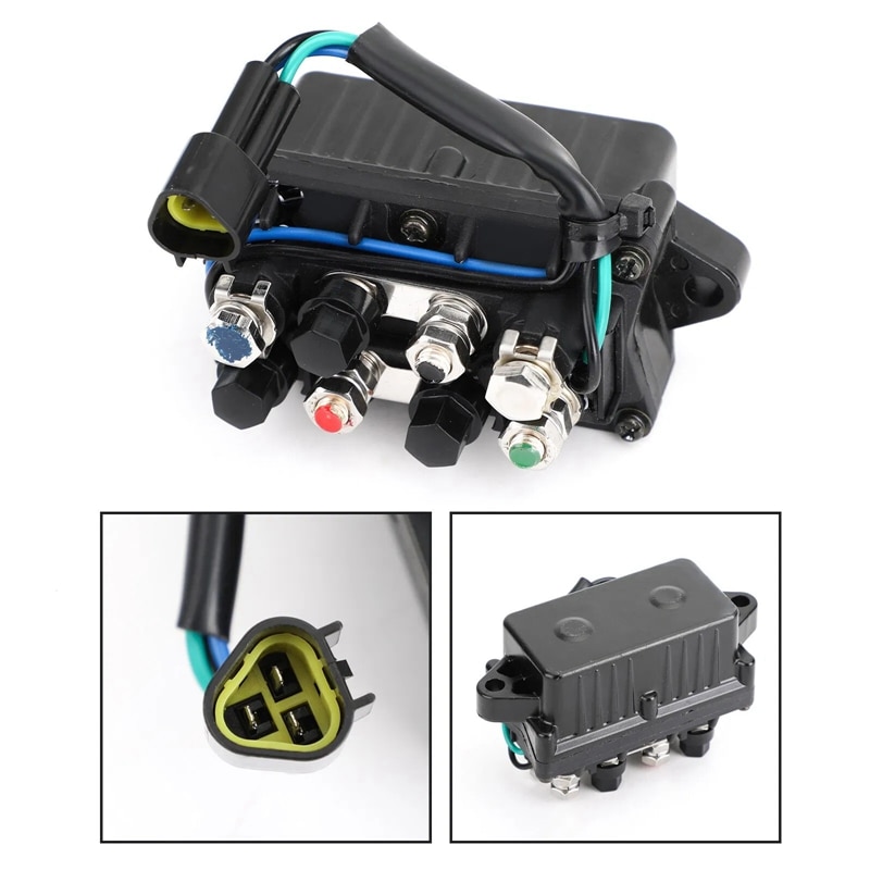 Relais de garniture pour Yamaha 4 temps hors-bord 61A-81950-00-00 61A819500100 pour Yamaha 40-90 Hp relais de réglage et d'inclinaison: Default Title